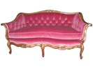 Louis XV Tufted Frame Loveseat 4006TV