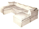 Devon Tuxedo Sectional Sofa 4034